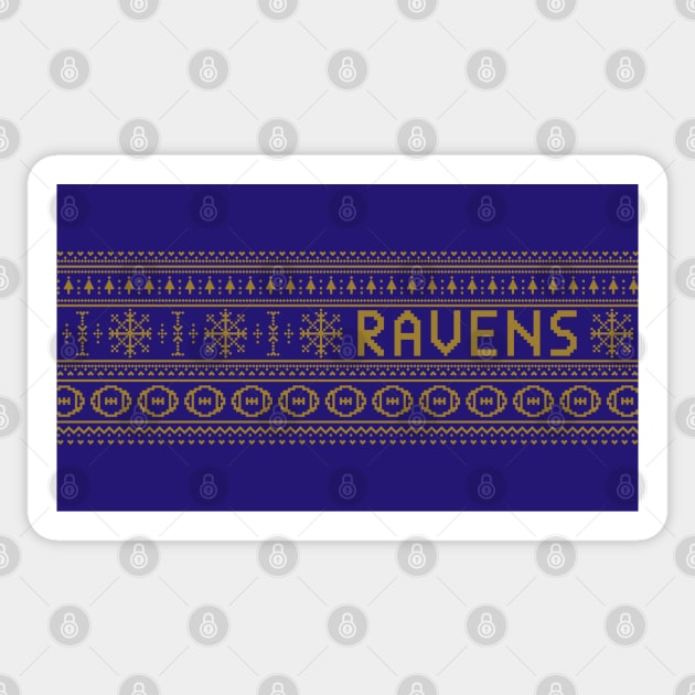 Ravens / Xmas Edition Sticker by Nagorniak